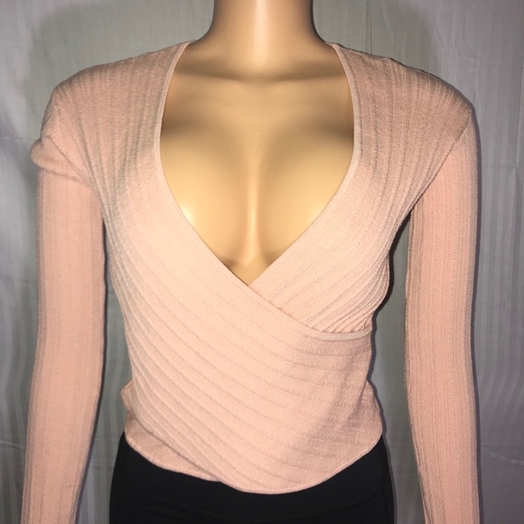 Jonathan Simkhai Linked Rib Cross Front Top - Picture 2 of 7